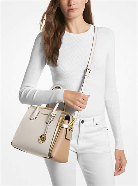 michael kors mercer gallery blau|michael kors mercer gallery satchel.